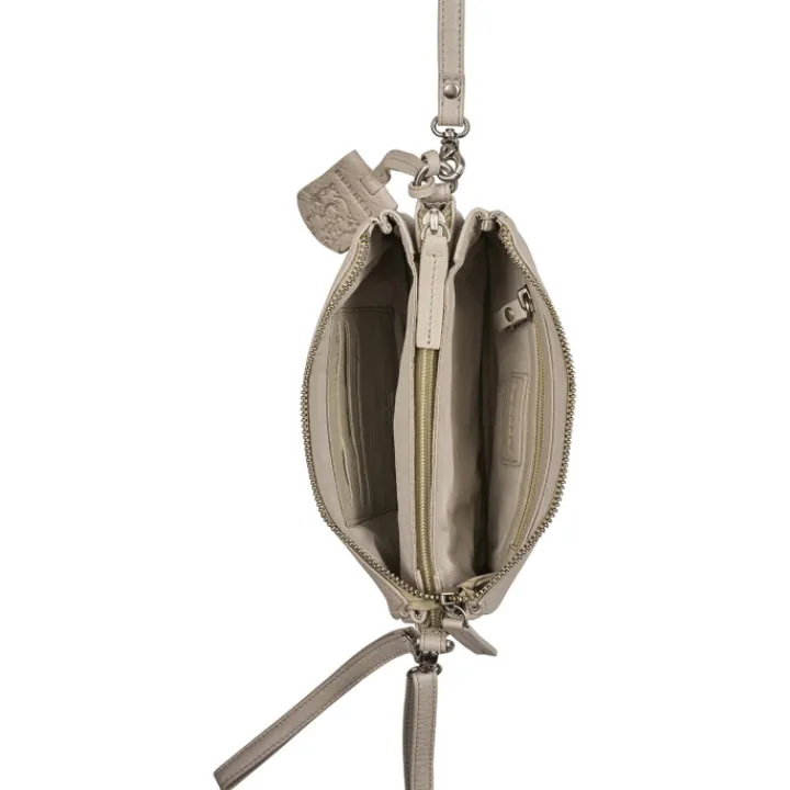 Schoudertassen|Crossbody>Burkely Soft Skylar Triple Pocket Zip grey