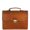 Aktetassen|Herentassen>Burkely Vintage Dean Briefcase cognac