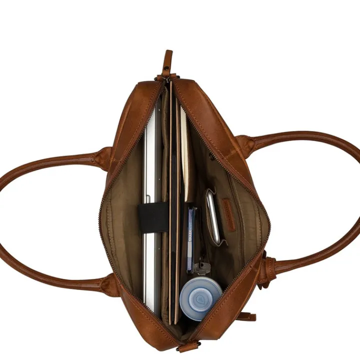Aktetassen|Herentassen>Burkely Vintage Jack Worker 13.3'' cognac