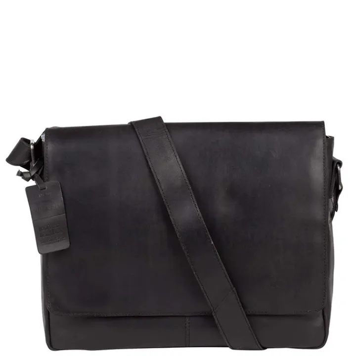 Schoudertassen|Crossbody>Burkely Vintage Juul Messenger Bag black