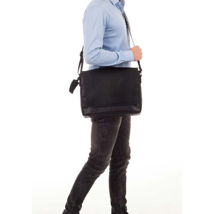 Schoudertassen|Crossbody>Burkely Vintage Juul Messenger Bag black