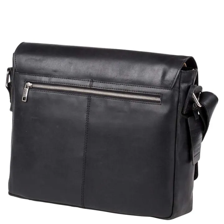 Schoudertassen|Crossbody>Burkely Vintage Juul Messenger Bag black
