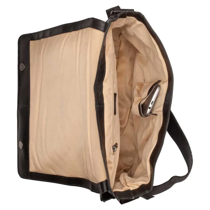 Schoudertassen|Crossbody>Burkely Vintage Juul Messenger Bag black