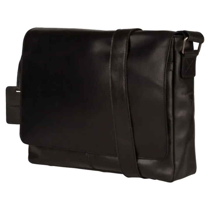 Schoudertassen|Crossbody>Burkely Vintage Juul Messenger Bag black