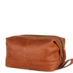 Toilettassen>Burkely Vintage Riley Toiletry Bag cognac