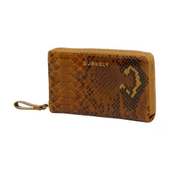 Rfid Portemonnees|Mini Portemonnees>Burkely Vintage Veda Medium Zip Around Wallet python