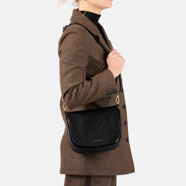 Schoudertassen|Crossbody>Burkely Vintage Veda Satchel Bag black