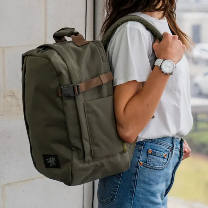 Kleine Reistassen|Handbagage Reistassen>CabinZero Classic 28L Ultra Light Cabin Bag Tech georgian khaki