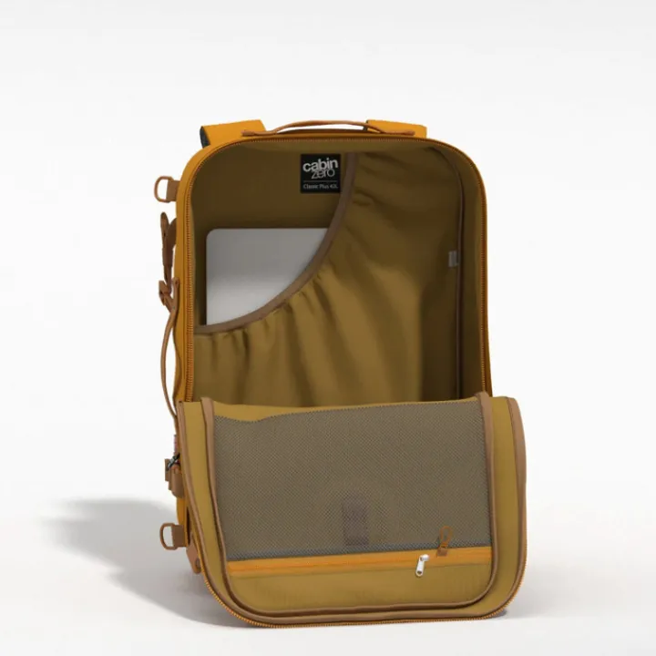 Handbagage Reistassen|Heren Reistassen>CabinZero Classic Plus 42L orange chill