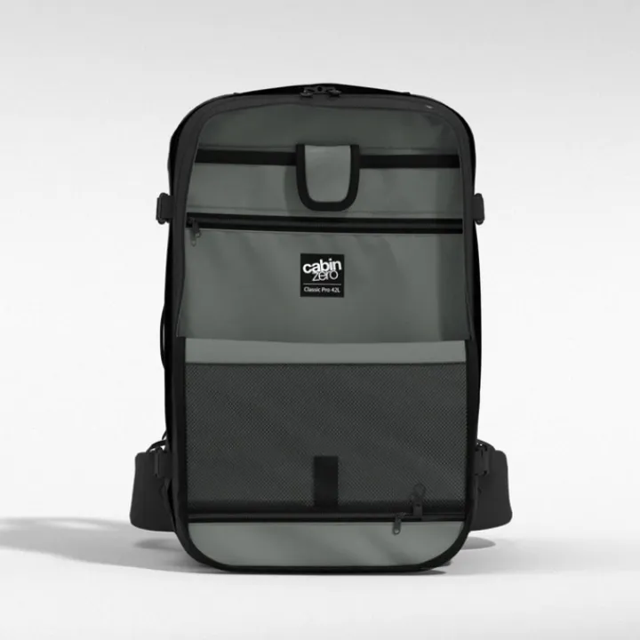 Handbagage Reistassen|Heren Reistassen>CabinZero Classic Pro 42L absolute black