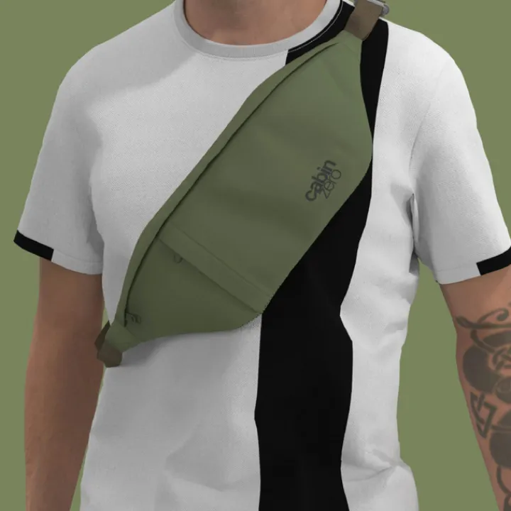 Heuptassen|Crossbody>CabinZero Classic Waistbag 2L georgian khaki