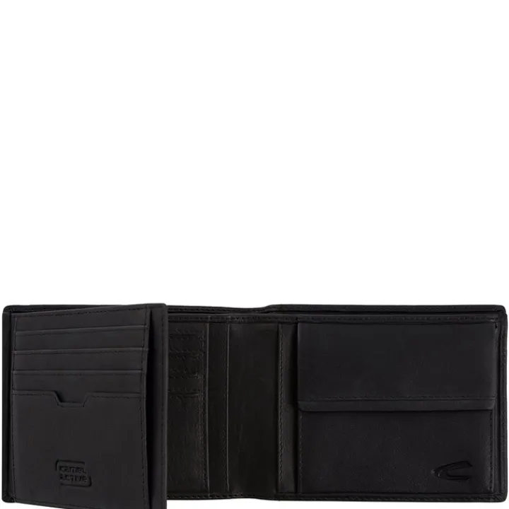 Rfid Portemonnees|Leren Portemonnees>Camel Active Osaka Billfold black
