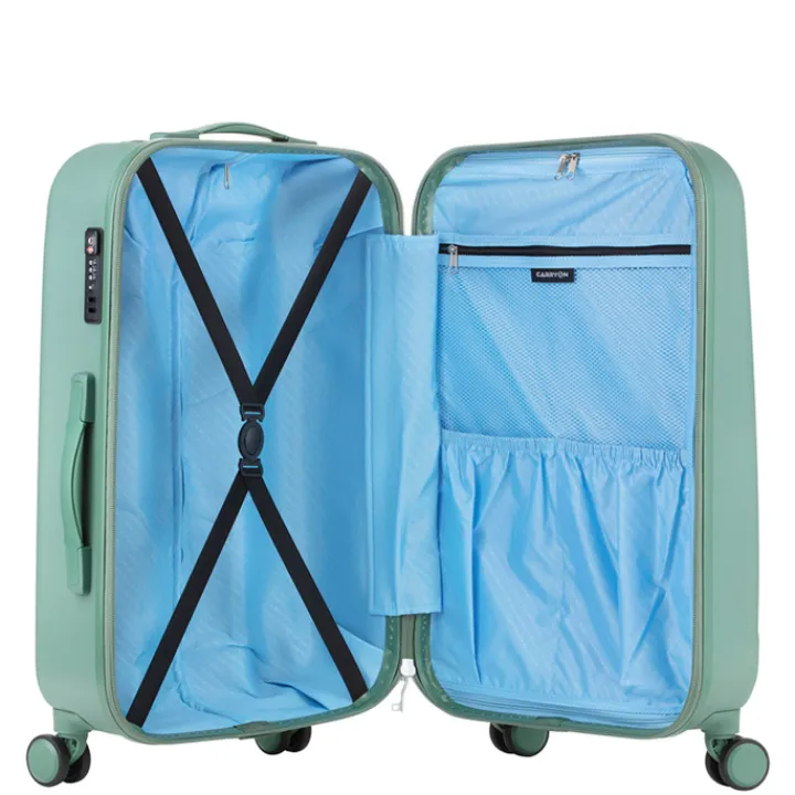 Reiskoffers|Koffersets>CarryOn Skyhopper 55 + 78 Set olive