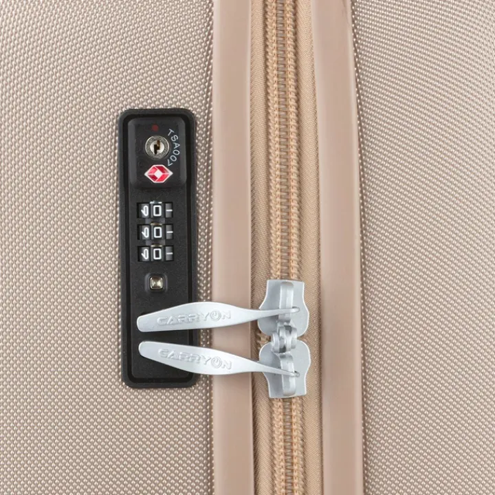 Reistrolleys|Reiskoffers>CarryOn Skyhopper 4 Wiel Trolley 78 champagne