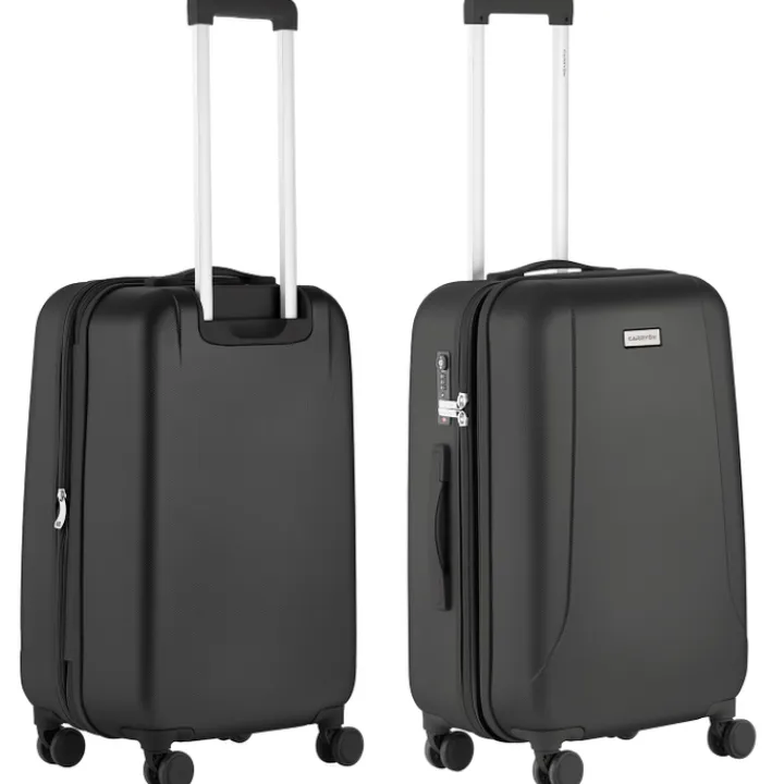 Reistrolleys|Reiskoffers>CarryOn Skyhopper 4 Wiel Trolley 68 Expandable black