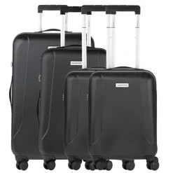 Koffersets|Reiskoffers>CarryOn Skyhopper 4-Delige Kofferset S/S/M/L black