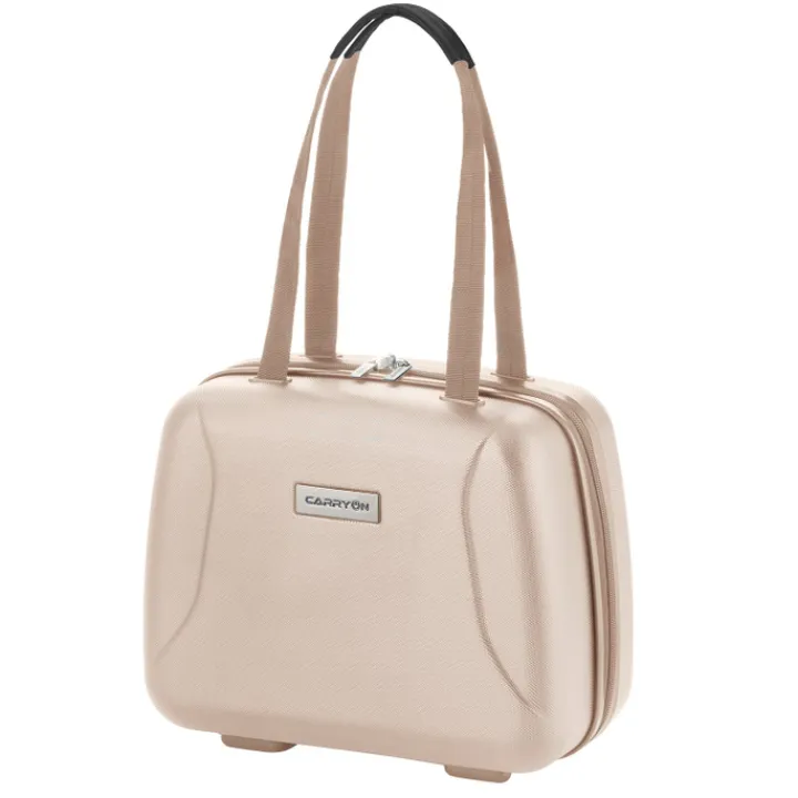 Koffersets|Reiskoffers>CarryOn Skyhopper 4-Delige Kofferset Beautycase/S/M/L champagne