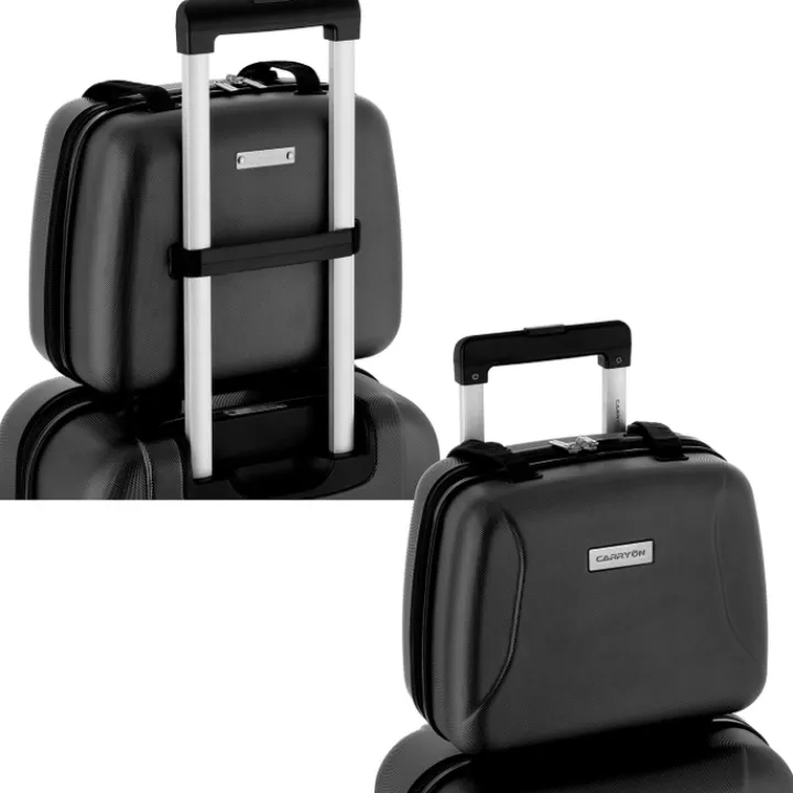 Koffersets|Reiskoffers>CarryOn Skyhopper 4-Delige Kofferset Beautycase/S/M/L black