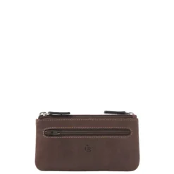 Rfid Portemonnees|Leren Portemonnees>Castelijn & Beerens Canyon Sleuteletui RFID mocca