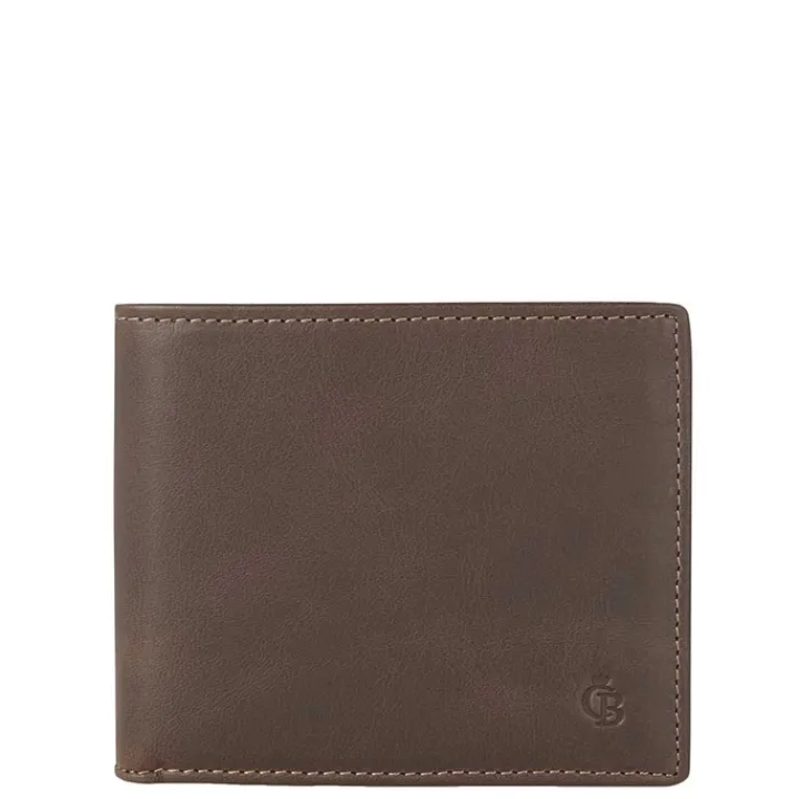 Rfid Portemonnees|Leren Portemonnees>Castelijn & Beerens Canyon Billfold 8 Creditcards mokka