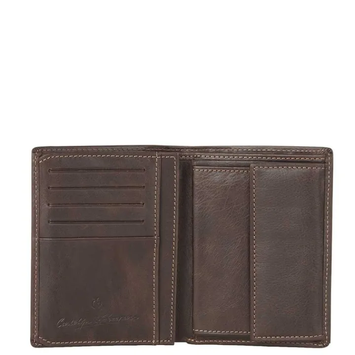 Rfid Portemonnees|Leren Portemonnees>Castelijn & Beerens Canyon Billfoldportefeuille mocca