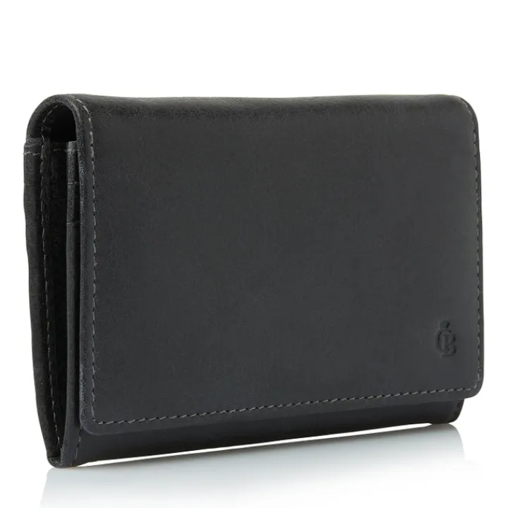Rfid Portemonnees|Kleine Portemonnees>Castelijn & Beerens Canyon Continental Wallet black