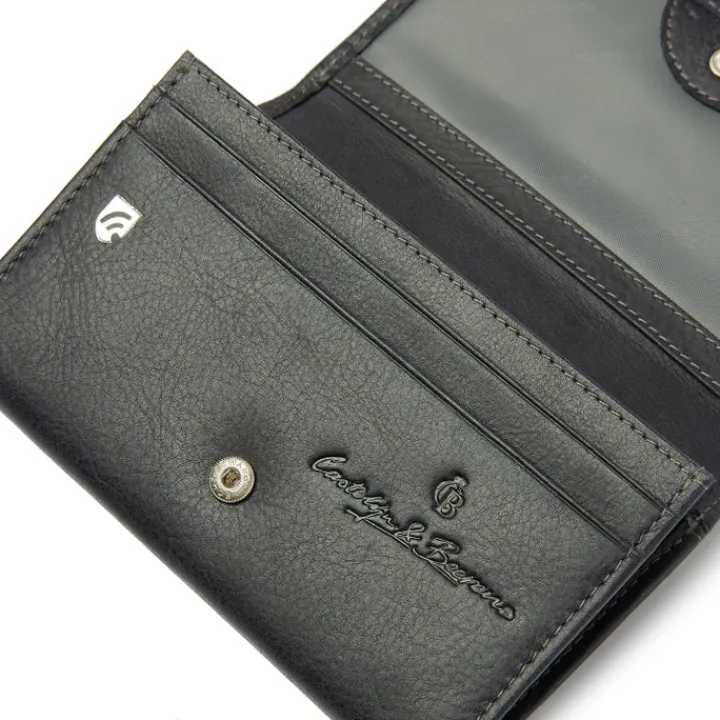 Rfid Portemonnees|Kleine Portemonnees>Castelijn & Beerens Canyon Continental Wallet black