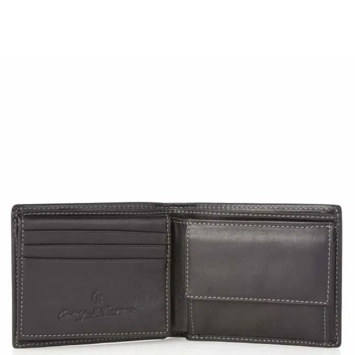 Rfid Portemonnees|Leren Portemonnees>Castelijn & Beerens Canyon Billfold heren portemonnee zwart