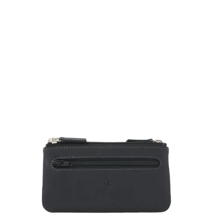 Rfid Portemonnees|Leren Portemonnees>Castelijn & Beerens Canyon Sleuteletui RFID zwart