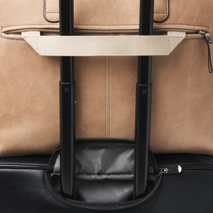 15.6 Inch Laptoptassen|Laptop Schoudertassen>Castelijn & Beerens Carisma Laptoptas 15.6" + Tablet RFID II beige