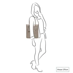 15.6 Inch Laptoptassen|Laptop Schoudertassen>Castelijn & Beerens Carisma Laptop Shopper RFID 15.6'' + Tablet cognac
