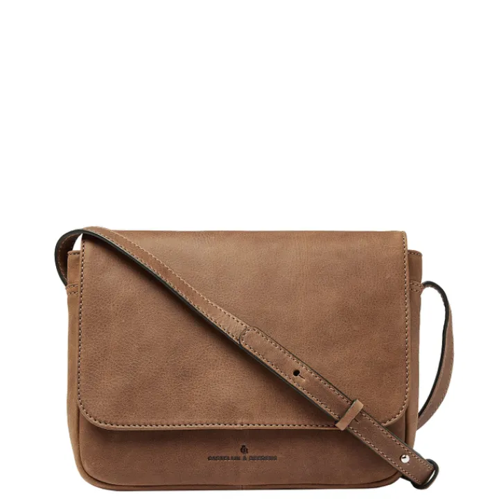 Schoudertassen|Crossbody>Castelijn & Beerens Carisma Crossbody cognac