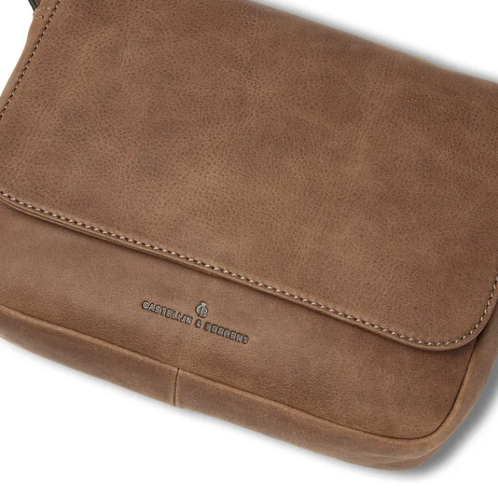 Schoudertassen|Crossbody>Castelijn & Beerens Carisma Crossbody cognac