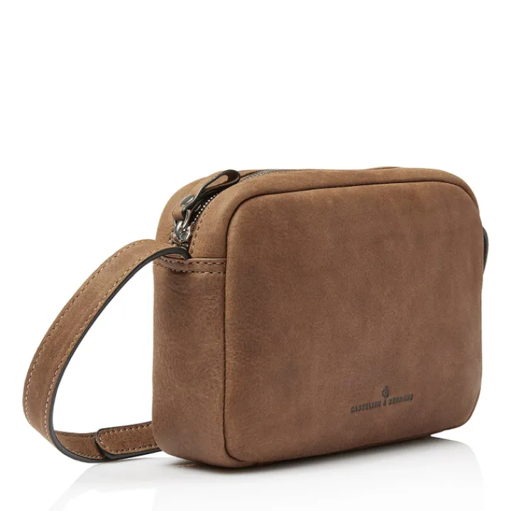 Schoudertassen|Crossbody>Castelijn & Beerens Carisma Crossbody Zip cognac