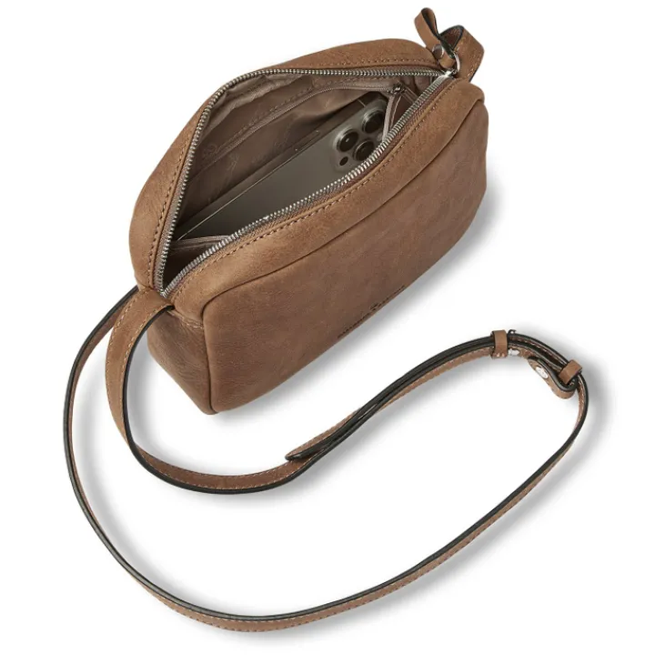 Schoudertassen|Crossbody>Castelijn & Beerens Carisma Crossbody Zip cognac
