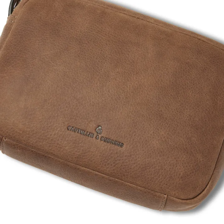 Schoudertassen|Crossbody>Castelijn & Beerens Carisma Crossbody Zip cognac