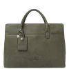 15.6 Inch Laptoptassen|Laptop Schoudertassen>Castelijn & Beerens Carisma Laptopbag 15.6" green