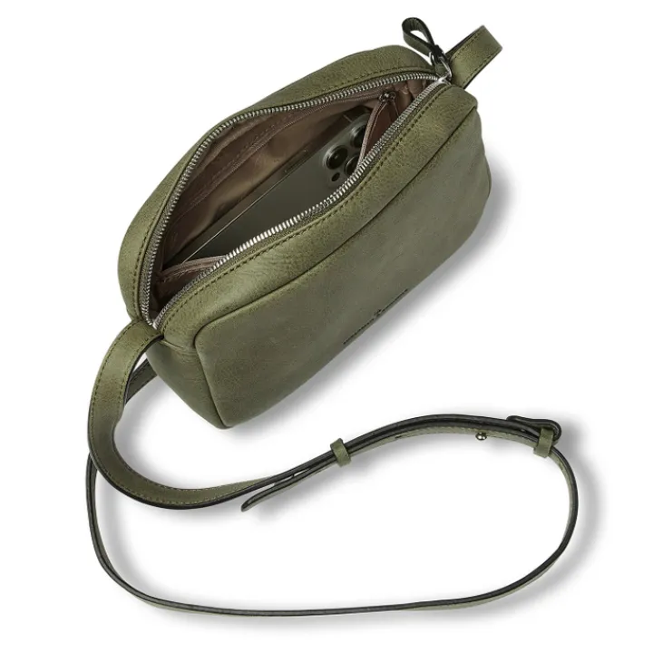 Schoudertassen|Crossbody>Castelijn & Beerens Carisma Crossbody Zip green