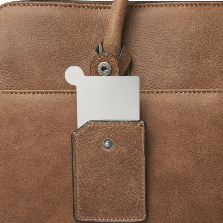 15.6 Inch Laptoptassen|Laptop Schoudertassen>Castelijn & Beerens Carisma Laptopbag 15.6" cognac