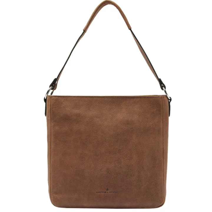 Schoudertassen|Damestassen>Castelijn & Beerens Carisma Hobo cognac