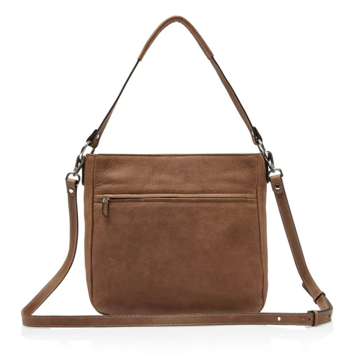Schoudertassen|Damestassen>Castelijn & Beerens Carisma Hobo cognac