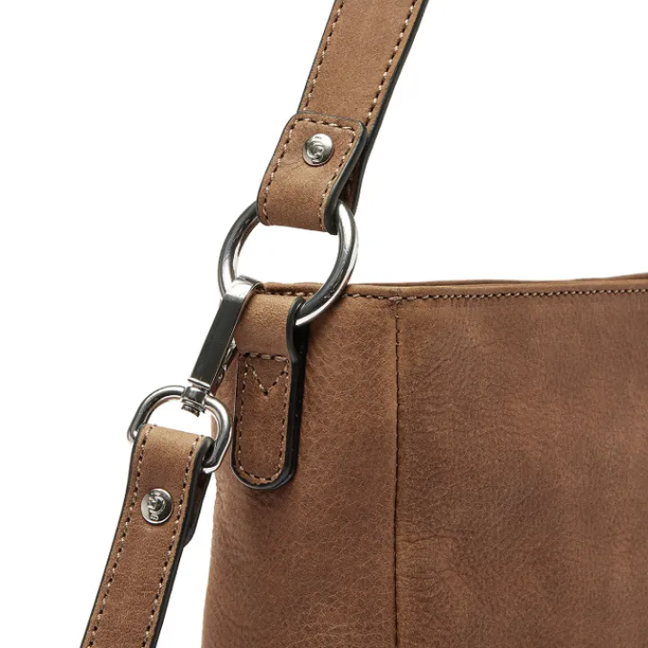 Schoudertassen|Damestassen>Castelijn & Beerens Carisma Hobo cognac