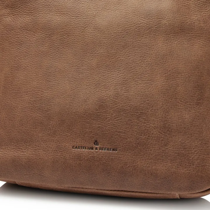 Schoudertassen|Damestassen>Castelijn & Beerens Carisma Hobo cognac