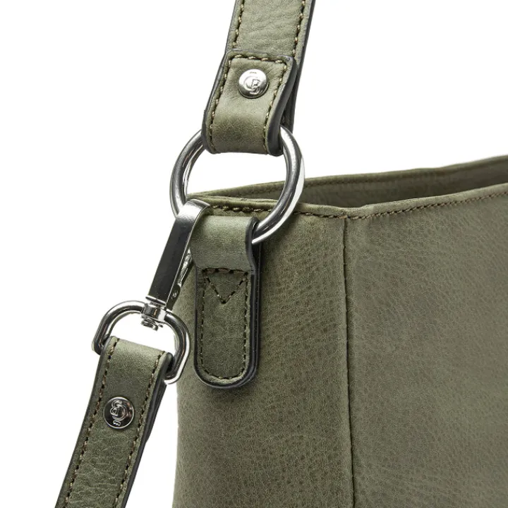 Schoudertassen|Damestassen>Castelijn & Beerens Carisma Hobo green