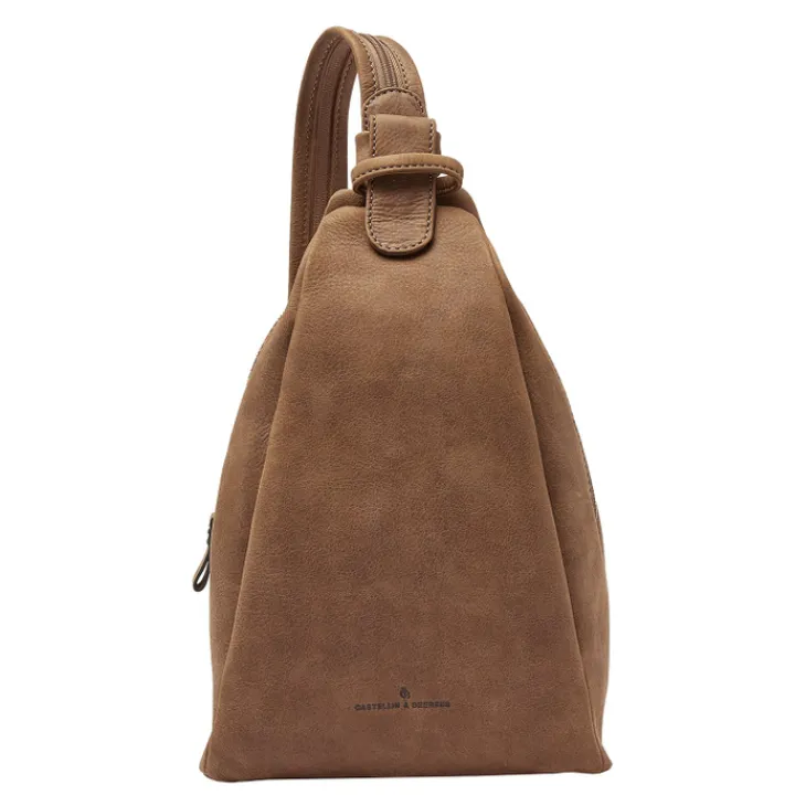 Sling Bags|Damestassen>Castelijn & Beerens Carisma Backpack cognac