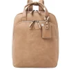 Dames Rugzakken|15.6 Inch Laptoptassen>Castelijn & Beerens Carisma Laptoprugzak 15.6" + Tablet beige