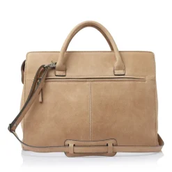15.6 Inch Laptoptassen|Laptop Schoudertassen>Castelijn & Beerens Carisma Laptopbag 15.6" beige