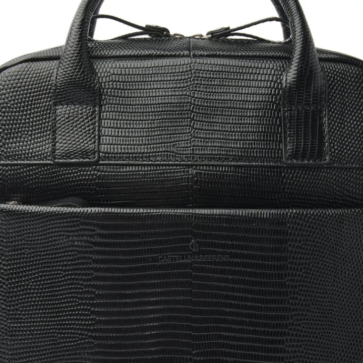 Dames Rugzakken|15.6 Inch Laptoptassen>Castelijn & Beerens Donna Hanne Backpack 15.6" RFID zwart
