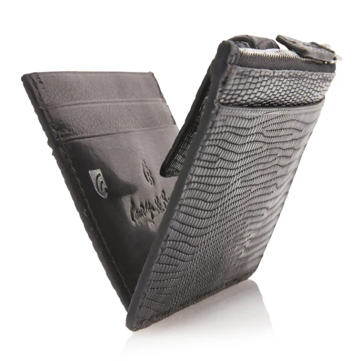 Rfid Portemonnees|Leren Portemonnees>Castelijn & Beerens Donna Mini Wallet 7 Pasjes RFID zwart