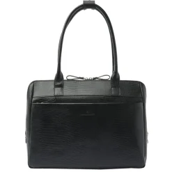 15.6 Inch Laptoptassen|Laptop Schoudertassen>Castelijn & Beerens Donna Vera Schoudertas 15.6" RFID zwart